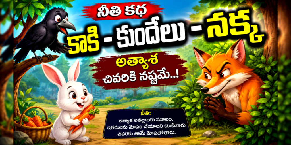 అత్యాశ చివరికి నష్టమే.. మన సాక్షి నీతి కథ..!
